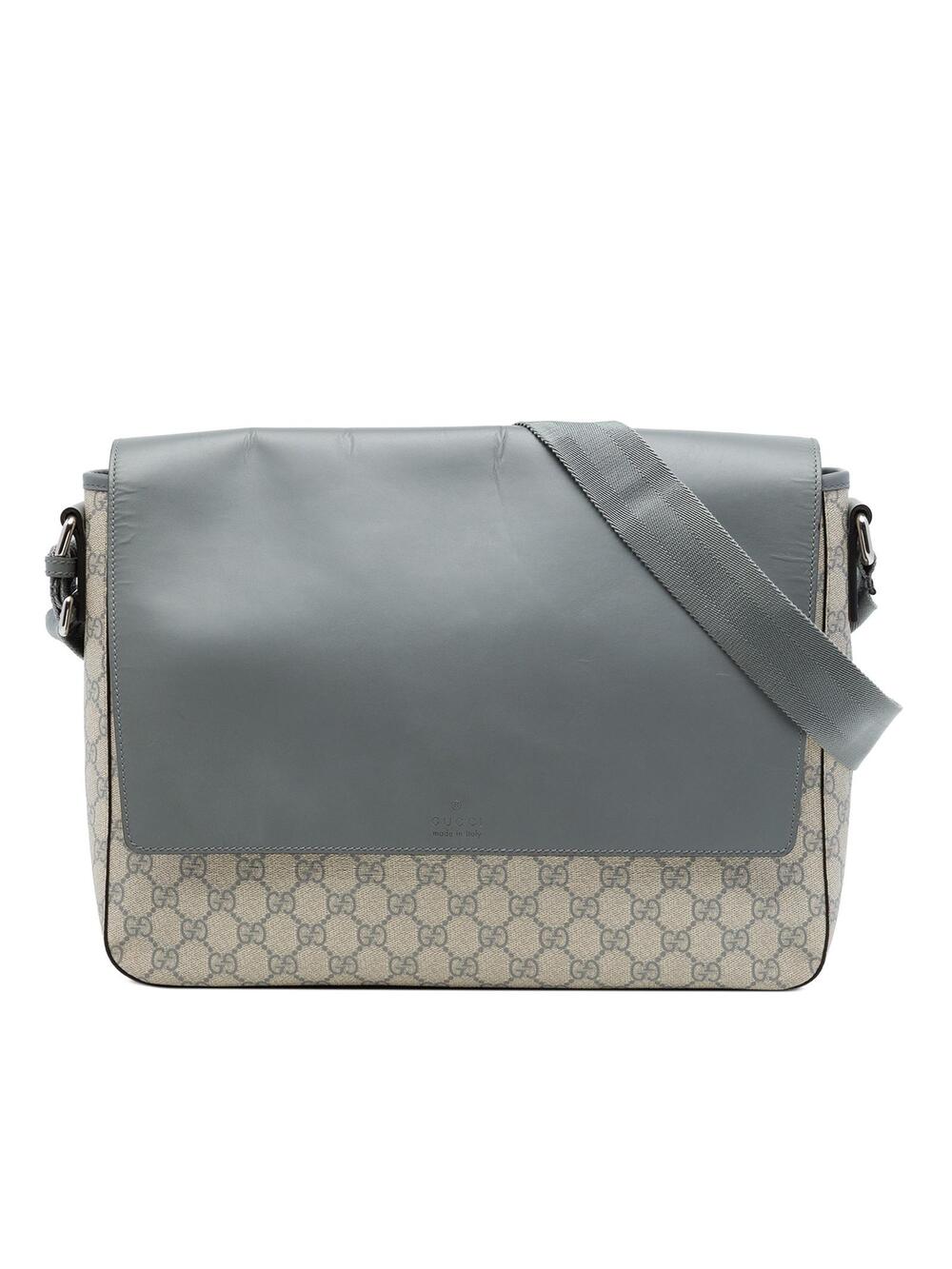 Gucci Gg Supreme And Calfskin Flap #357681G54B